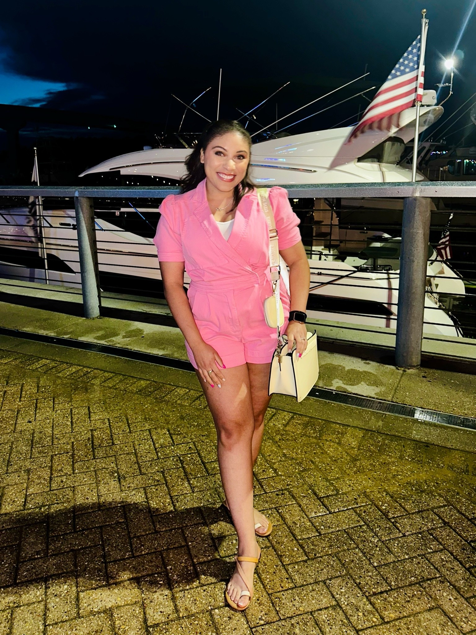 Romper, Steve Madden, sandals, yacht club, summer look

#LTKootd #LTKTravel #LTKSeasonal