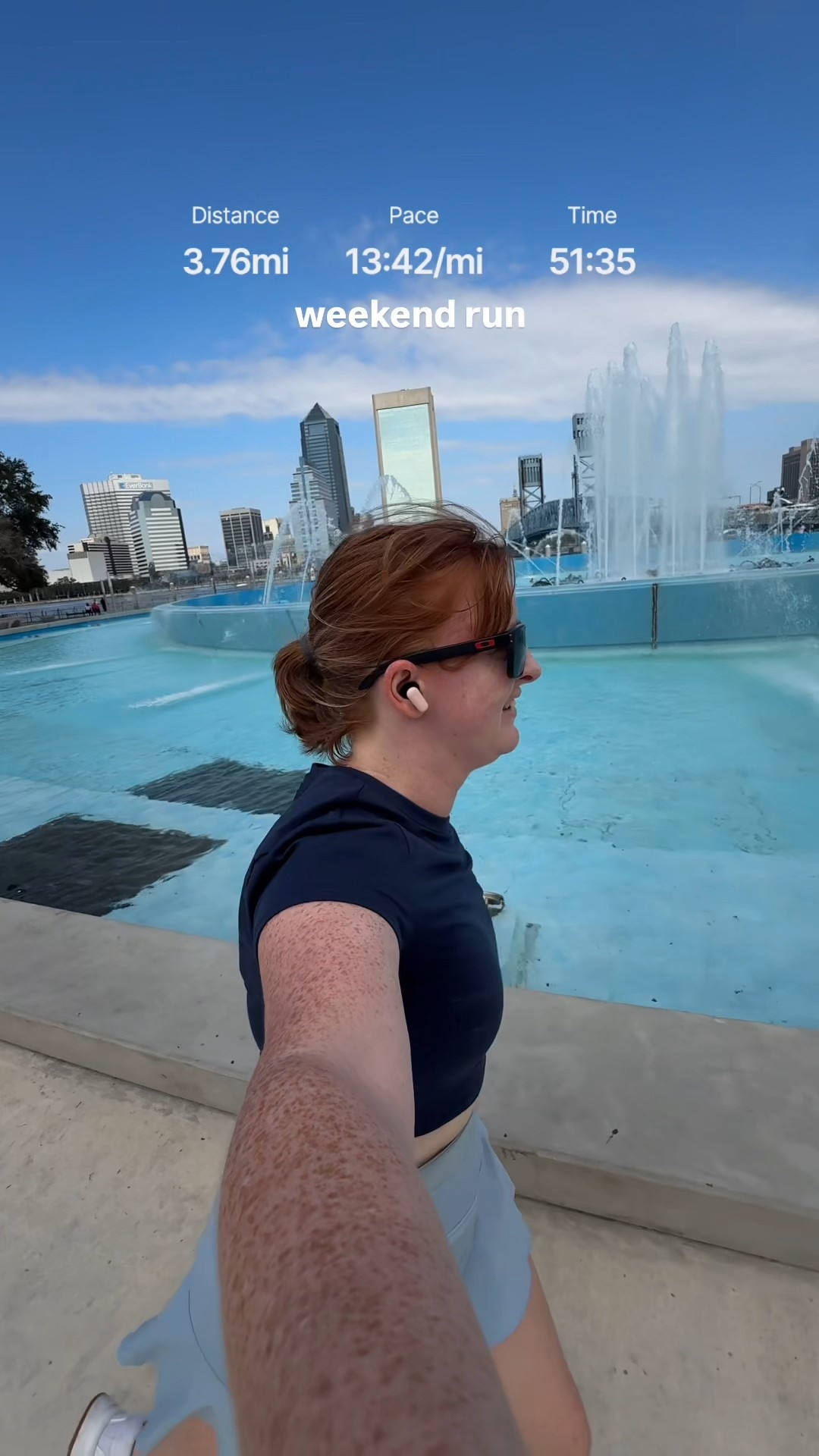 3 mile run outfit! Featuring my boyfriends Oakleys that I borrowed 

#LTKfitnessgoals