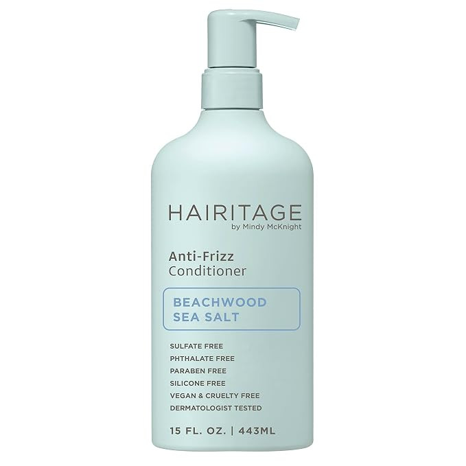Hairitage Woody Sea Salt Anti-Frizz Conditioner for Men and Women, 15 fl oz | Amazon (US)