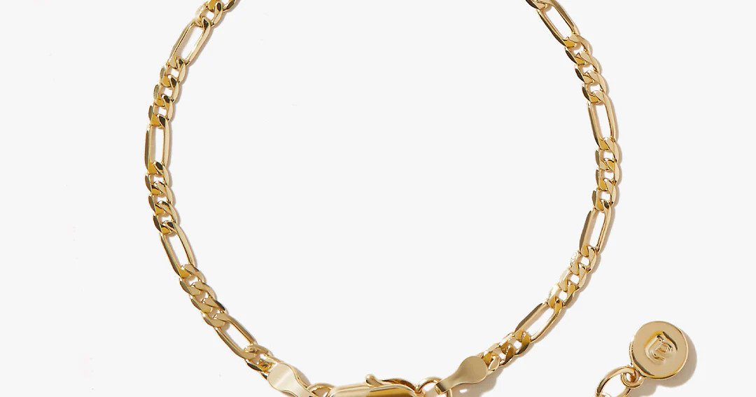 Figaro Chain Bracelet - Elijah Regular | Ana Luisa