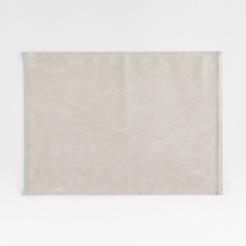 Maxwell Pearl Rectangle Easy-Clean Placemat | Crate and Barrel | Crate & Barrel