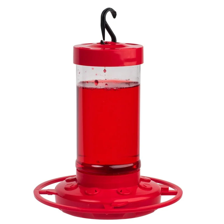 First Nature Hummingbird Feeder, 16 oz, Red, Plastic - Walmart.com | Walmart (US)