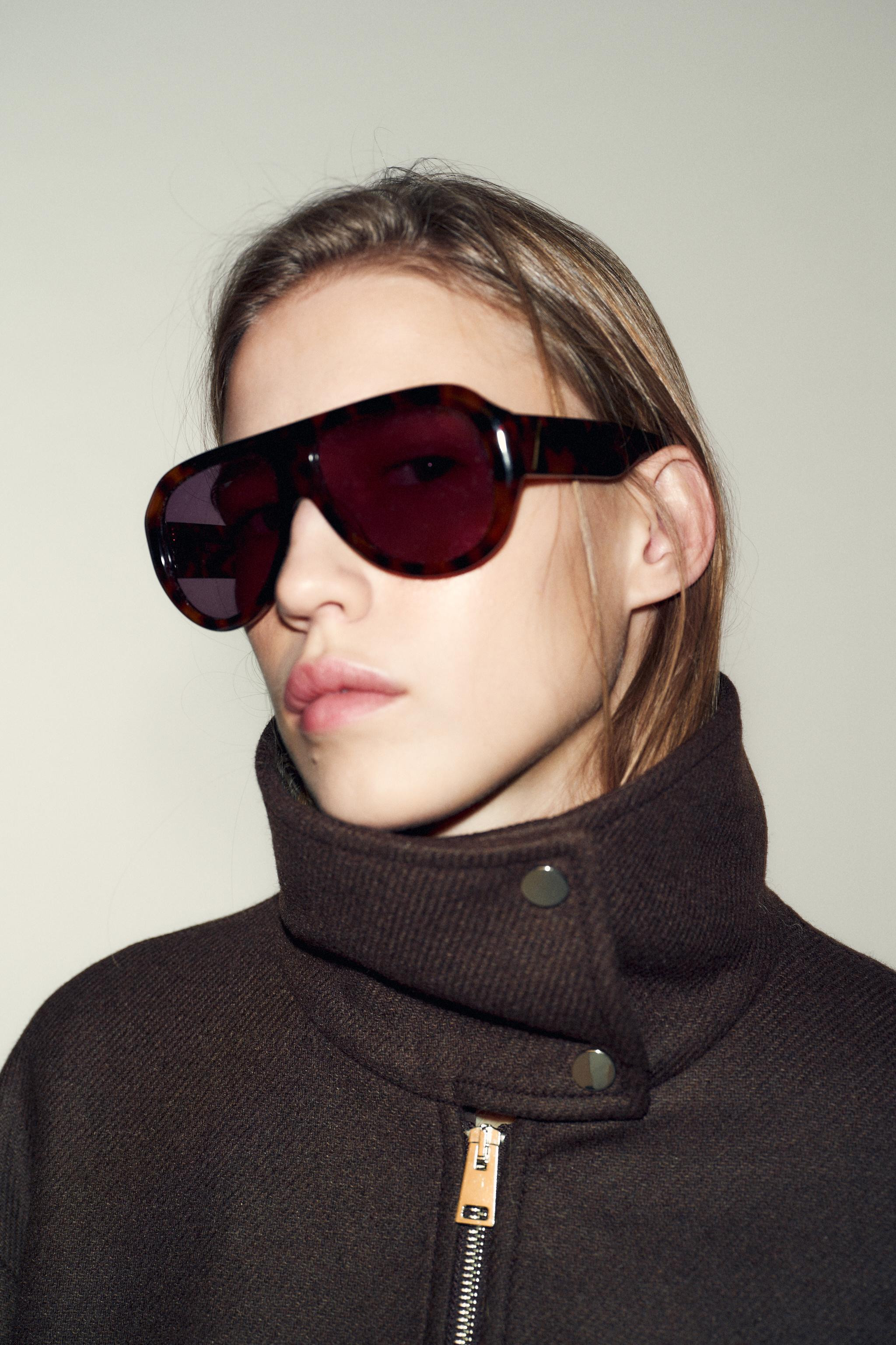 WOOL BLEND BOMBER JACKET WITH HIGH NECK | Zara US