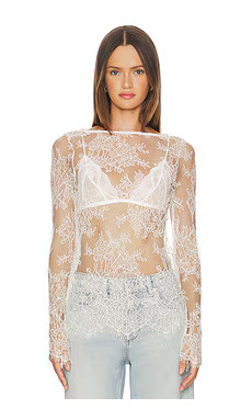 Free People Long Last Layering Top in Clean Ivory from Revolve.com | Revolve Clothing (Global)