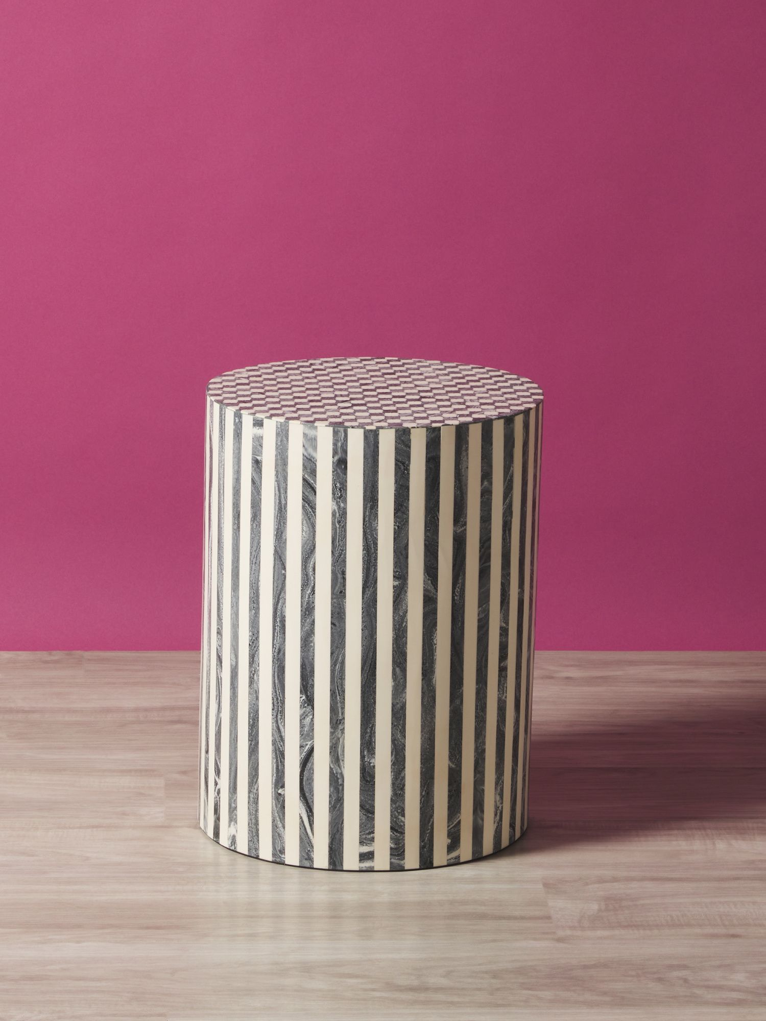 19in Moroccan Tile Printed Accent Table | Accent Furniture | HomeGoods | HomeGoods