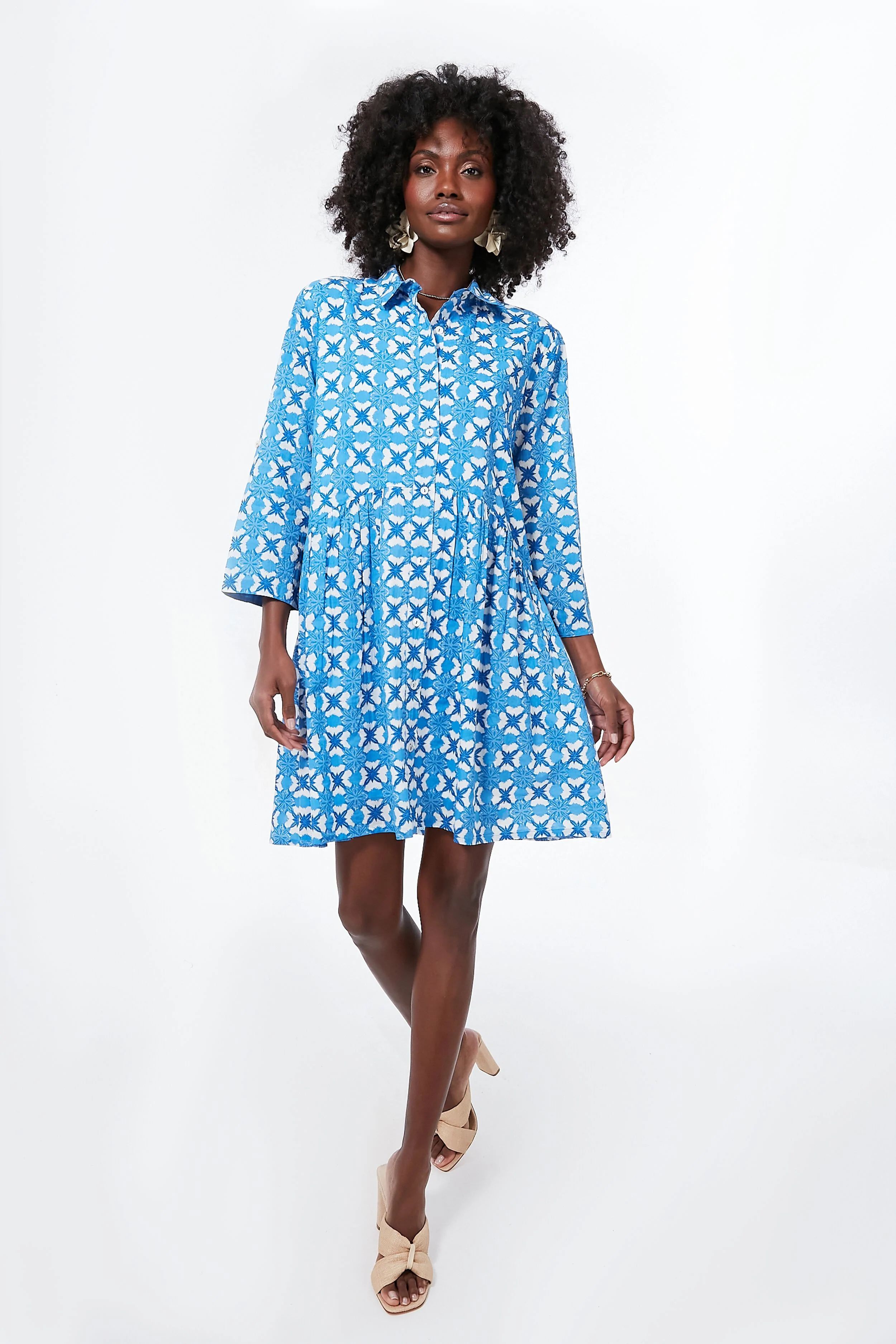 Blue Barbados Deauville Mini Dress | Tuckernuck (US)