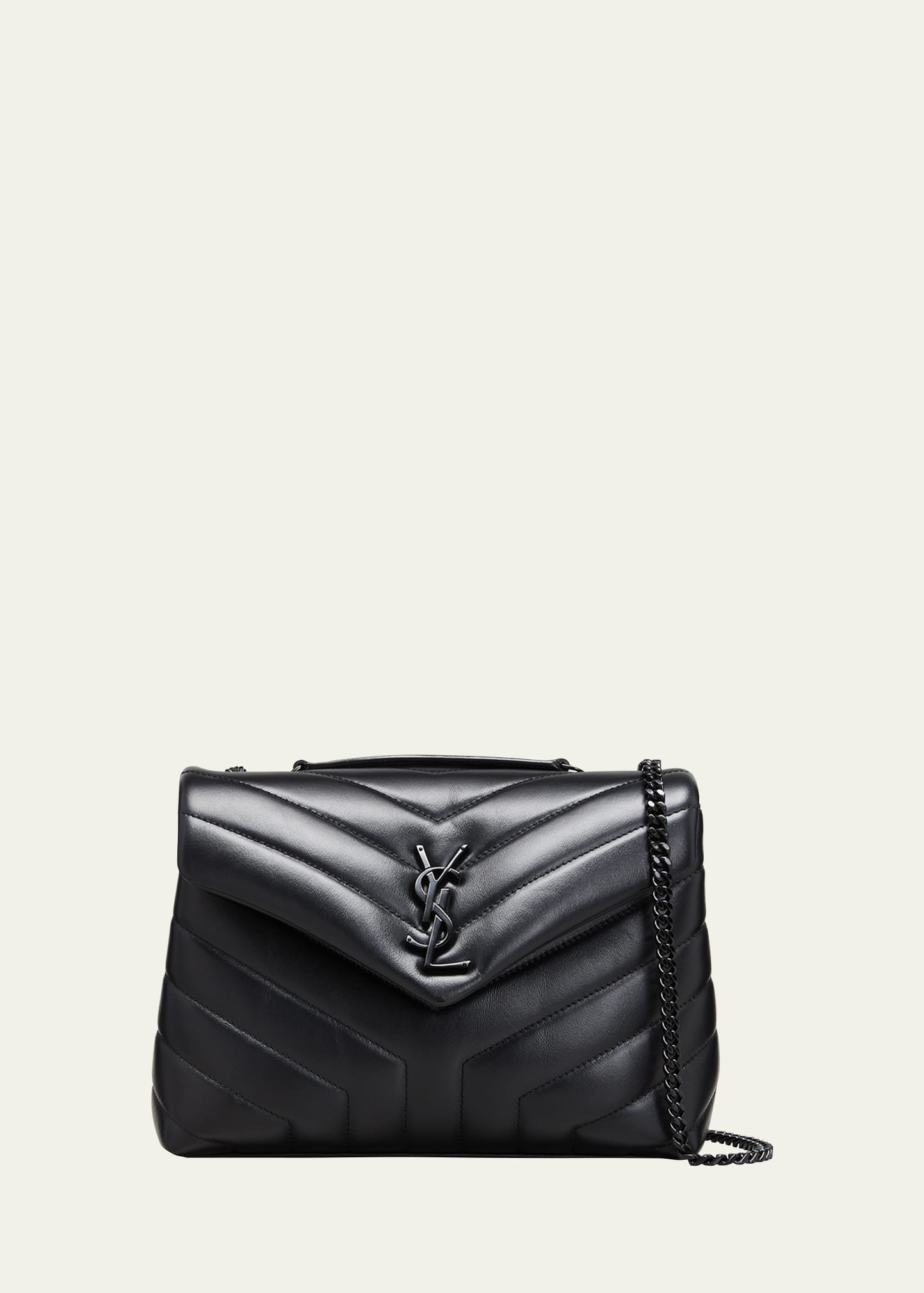 Saint Laurent Loulou Small YSL Shoulder Bag in Quilted Leather | Bergdorf Goodman
