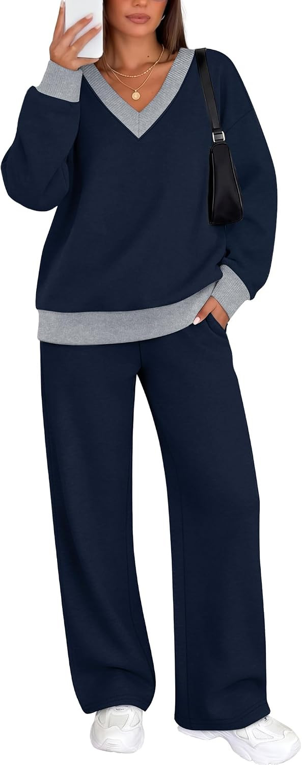 WIHOLL Sweatsuits Women 2 Piece Outfit Workout Sets Fall Fashion Clothing | Amazon (US)