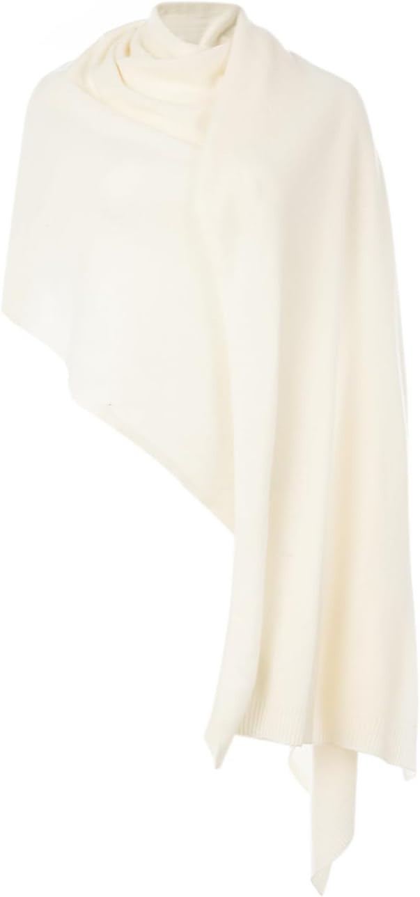 Villand Women's 100% Pure Cashmere Knitted Shawl Wrap - Extra Large Lightweight Pashmina Stole wi... | Amazon (US)