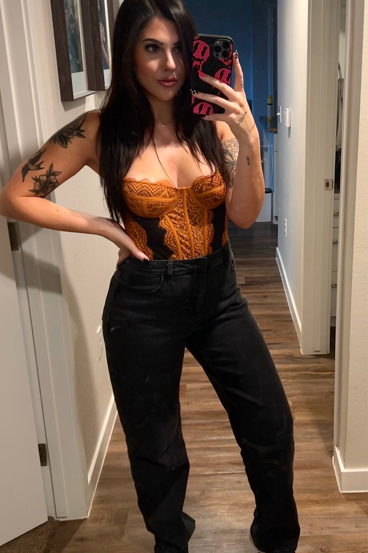 Fall Urban Outfitters Corset on SALE! Wearing a size large in the corset 

#LTKsalealert #LTKfindsunder50 #LTKstyletip