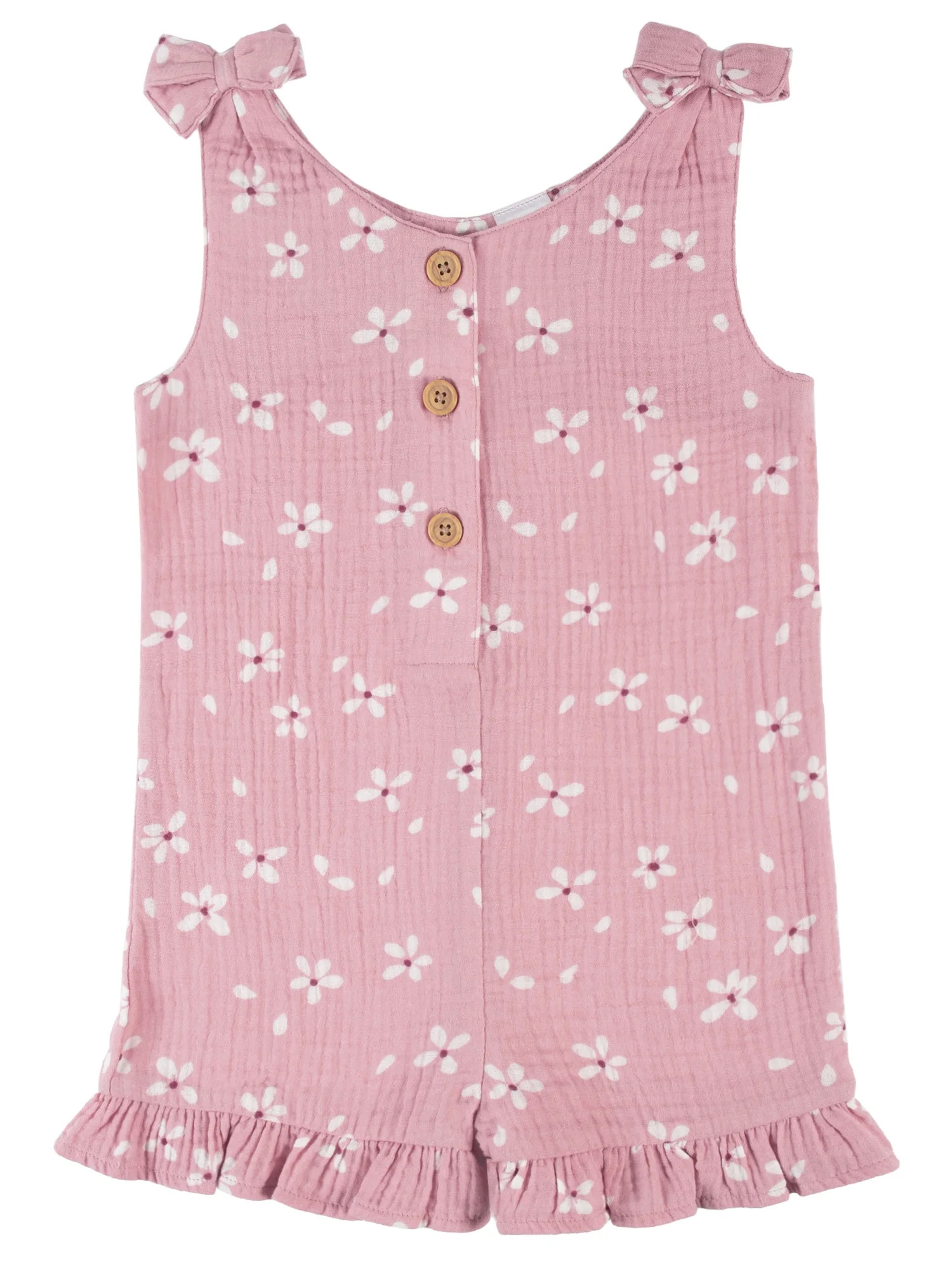 Modern Moments by Gerber Baby & Toddler Girls Gauze Romper, (12M - 5T) - Walmart.com | Walmart (US)