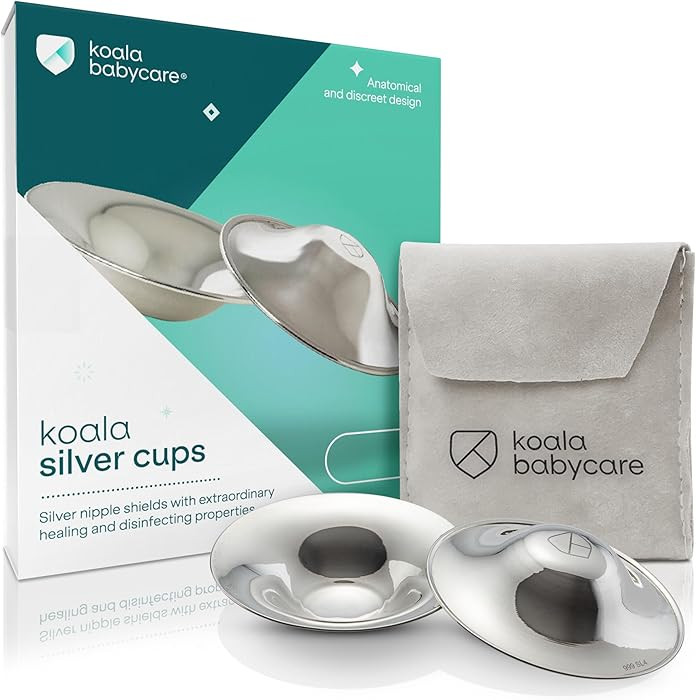 Koala Babycare The Original Silver Nursing Cups - Nipple Shields for Breastfeeding Newborn - Brea... | Amazon (US)