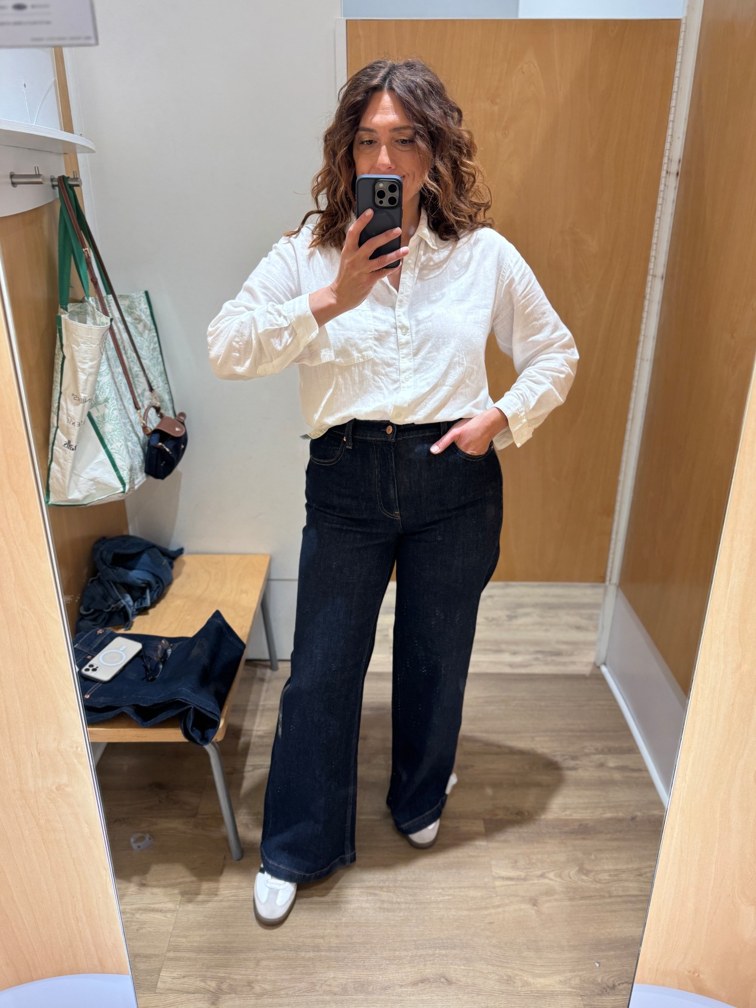 Highly recommend these jeans! So elevated and comfortable and a designer look at a great price point.
I took my regular 30 in regular length.
On sale for an extra 20% off with code Treat. 

#LTKmidsize #LTKcanada #LTKjeans