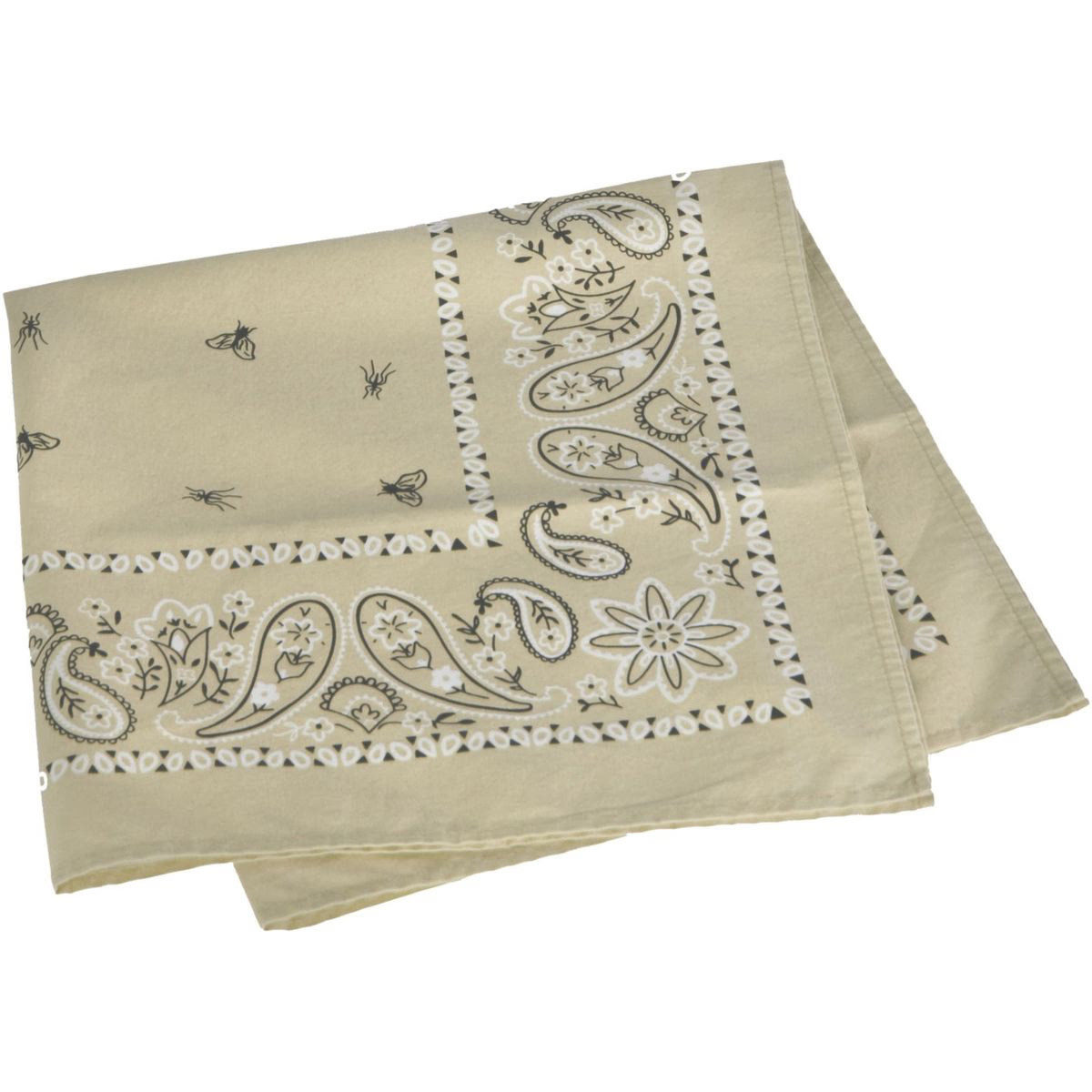 ExOfficio BugsAway Paisley Bandana Bone, One Size | Backcountry.com