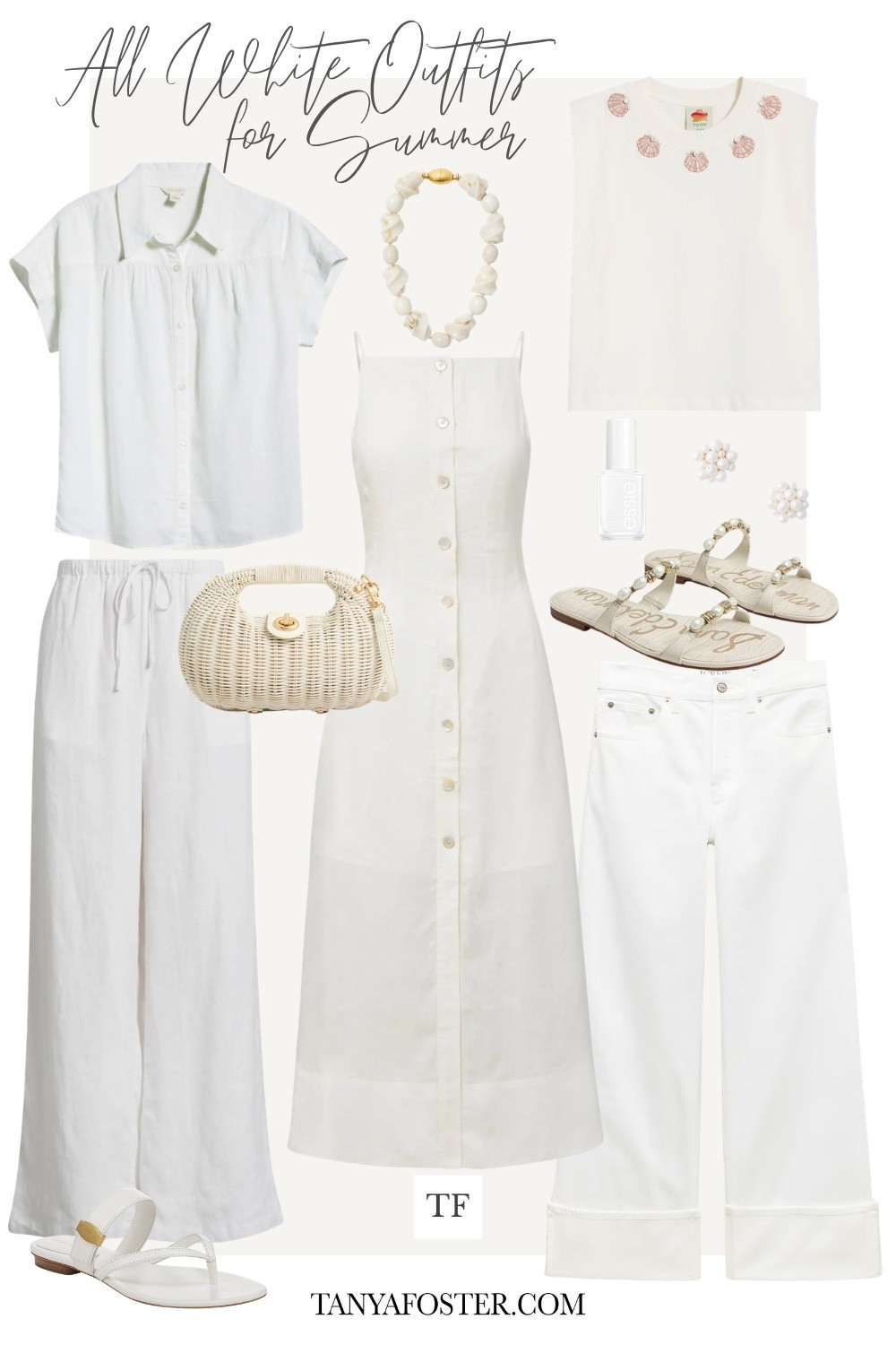Chic all white looks for summer!

#LTKootd #LTKSeasonal