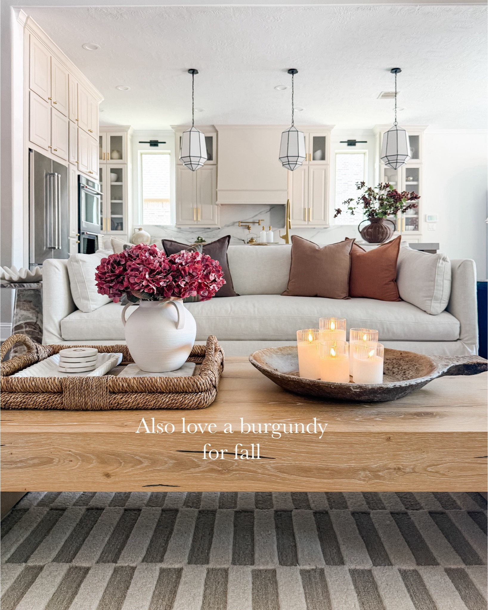 These hydrangeas look natural but and they’re from Amazon! So easy to style, and perfect for that effortless, organic fall look. Gorgeous for early fall decorating or adding a touch of warmth to your space year-round.

faux hydrangeas, fall home decor, neutral florals, Amazon home finds, dried look flowers, organic fall style, cozy decor, transitional fall decor, earthy florals, easy fall decorating

#LTKStyleTip #LTKHome #LTKSeasonal