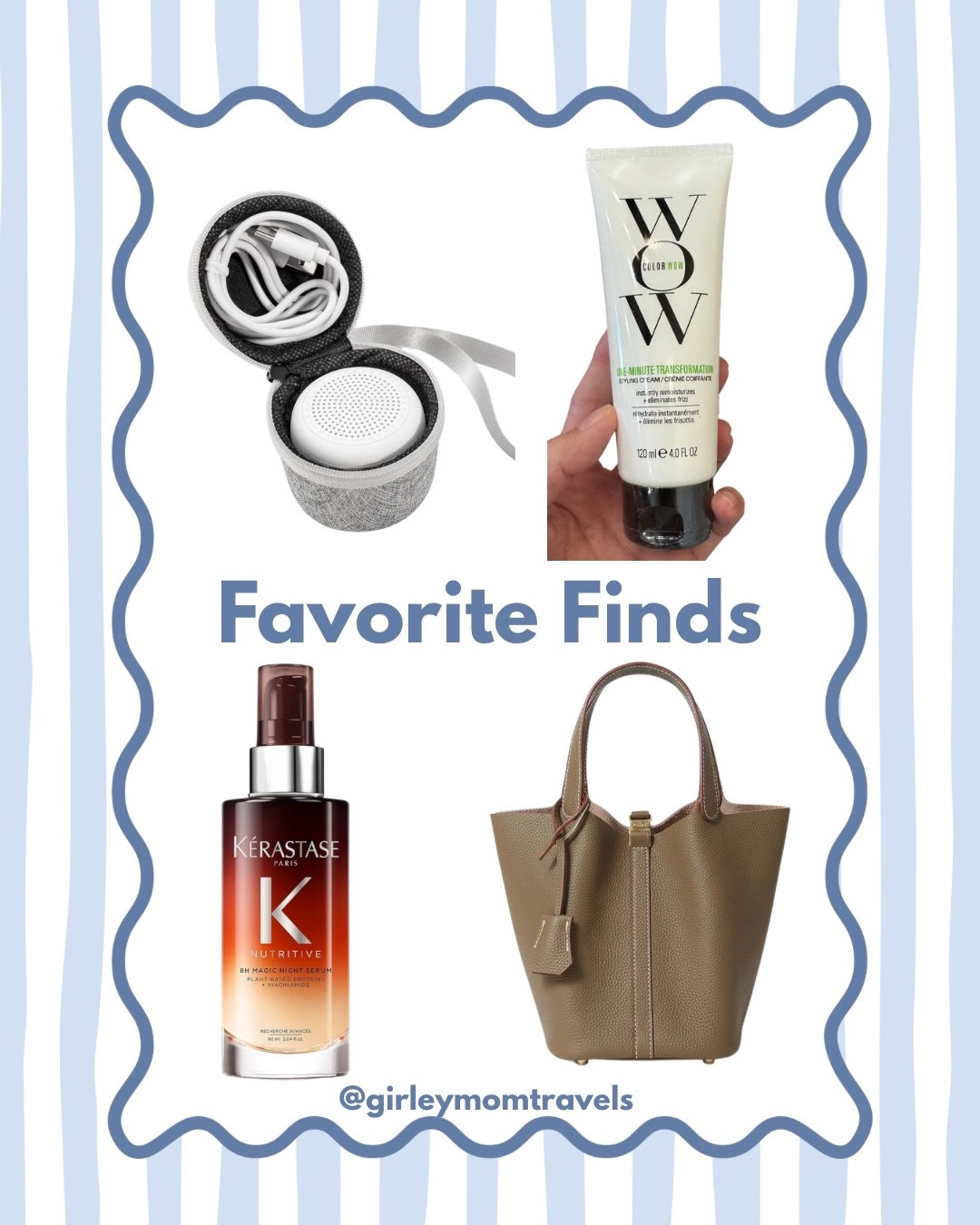 As a Midlife Mom with adult kids here's what I'm loving lately and why. I found a mini size sound machine for travel perfect for my carryon. Color Wow's One Minute Transformation Styling Creme it's a game changer for frizz. Kerastase 8 Hour Magic Night Serum makes my hair soft and shiny. Favorite new leather handbag just the right size for Spring.

#LTKOver40 #LTKstorytime #LTKmomlife