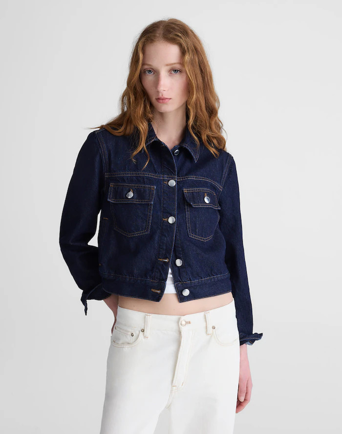 Denim Boxy Trucker Jacket | Madewell