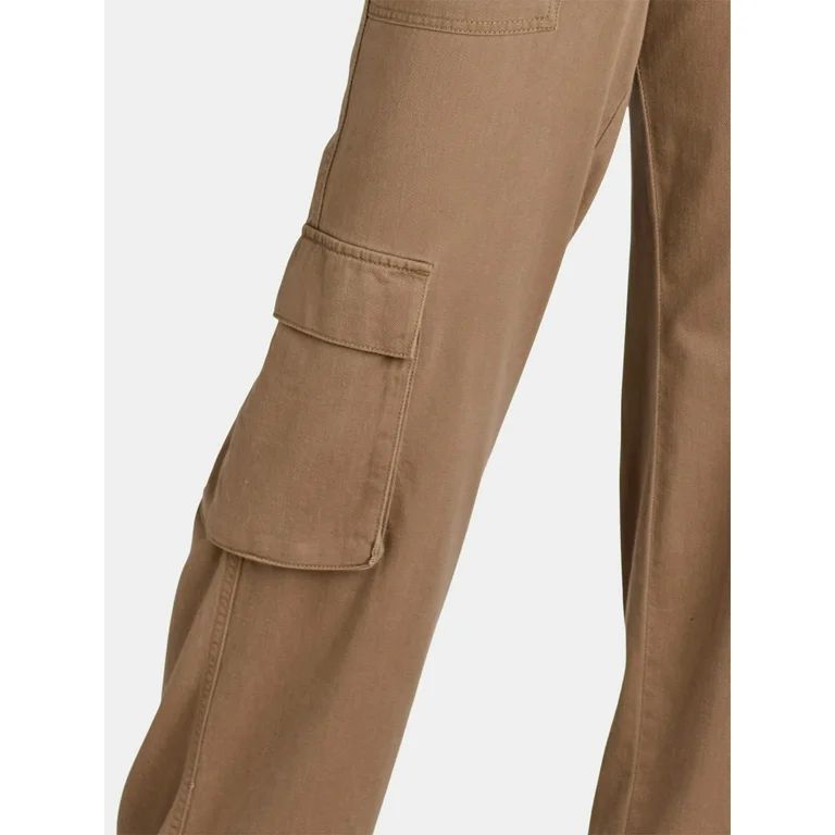 Time and Tru Women's Drawstring Cargo Pants, Sizes 2-20 | Walmart (US)