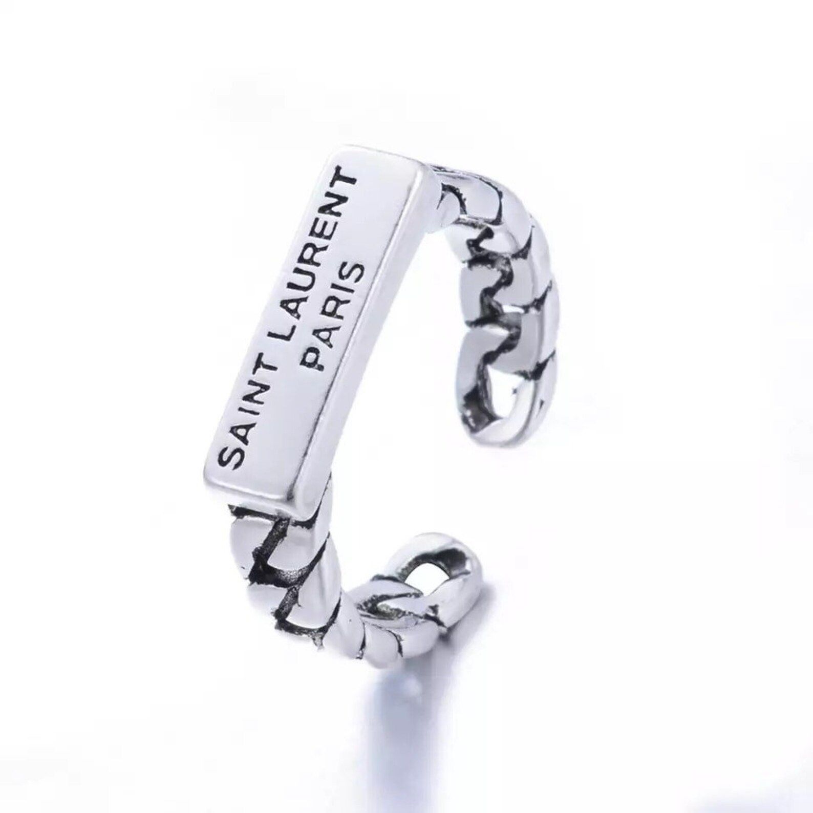 Saint Laurent inspired Designer Stirling silver unisex ring  | Etsy | Etsy (US)