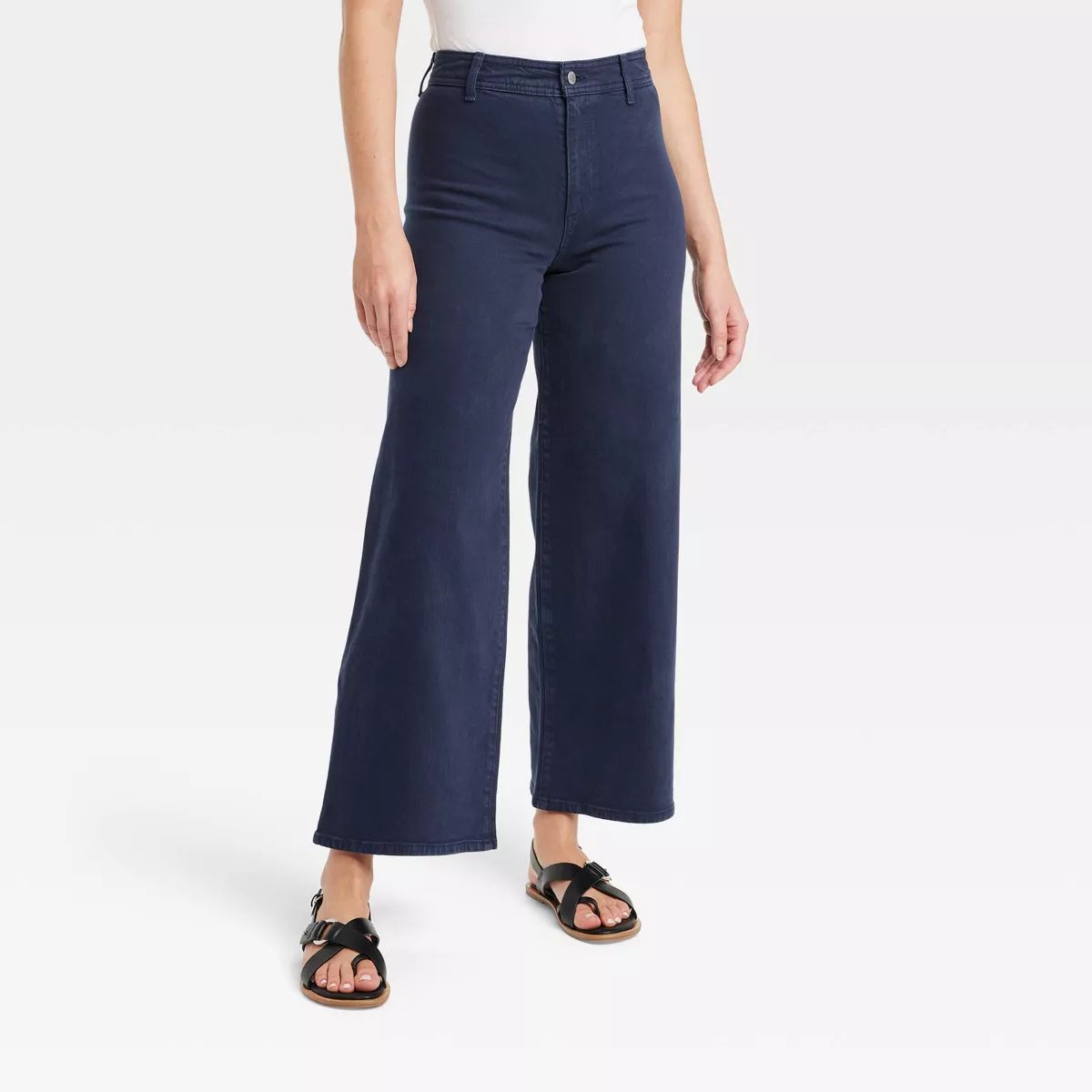 Women's High-Rise Sailor Wide Leg Ankle Jeans - Universal Thread™ | Target