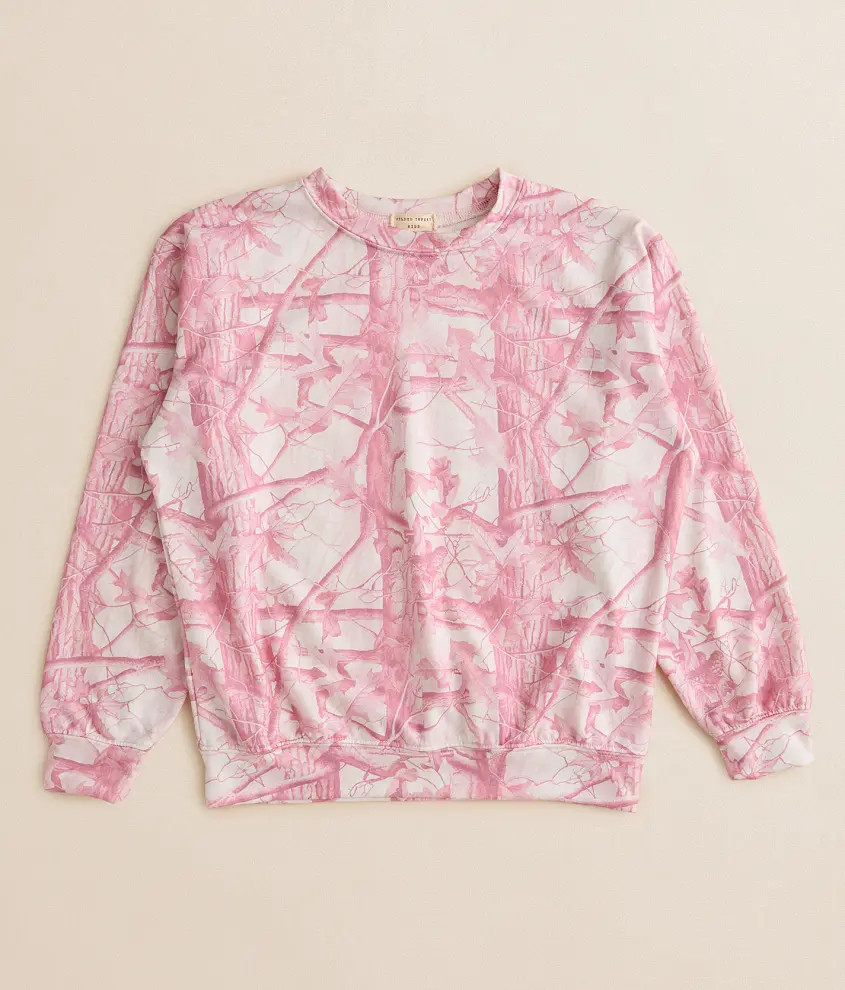Girls - Camo Pullover | Buckle
