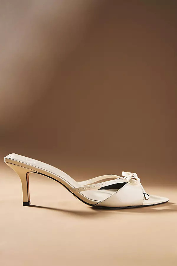 Vicenza Saga Bow Mule Heels | Anthropologie (US)
