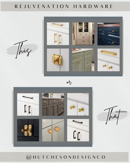 We love the design and functionality of these hardware options! Rejuvenation has many different styles and finishes to elevate your cabinetry in any space.


#LTKfindsunder50 #LTKhome