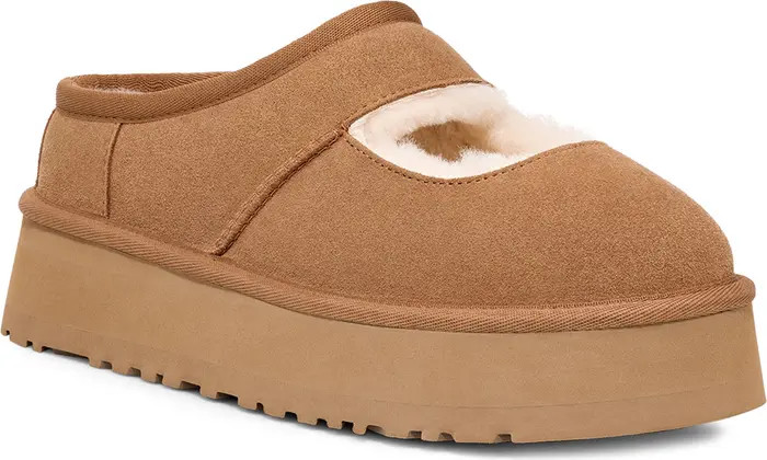 UGG® Bea Genuine Shearling Lined Platform Mary Jane (Women) | Nordstrom | Nordstrom