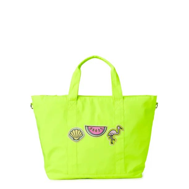 No Boundaries Nylon Beach Tote Bag | Walmart (US)