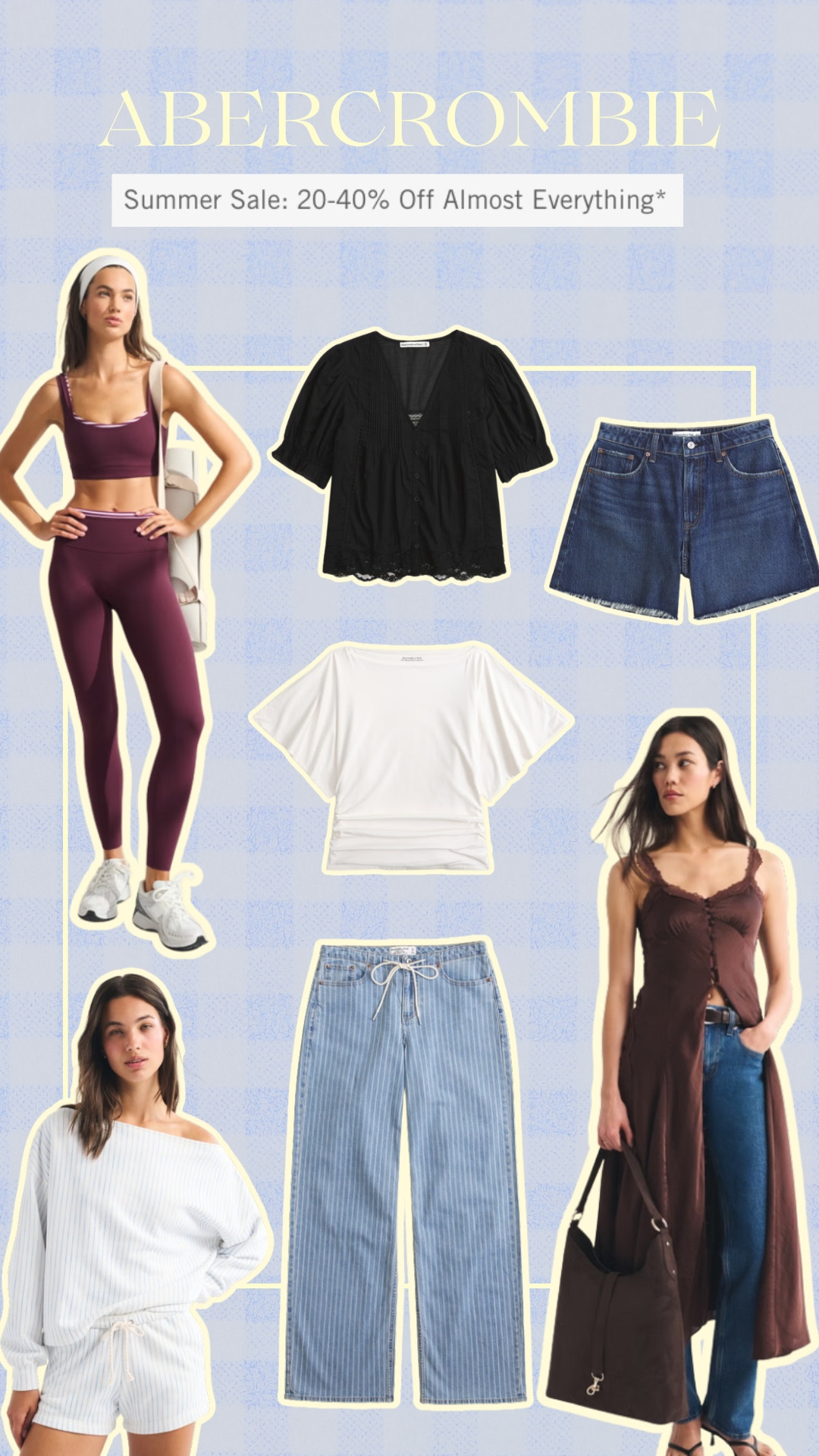 Abercrombie 20-40% off almost everything!  

 #LTKootd #LTKActive #LTKSaleAlert