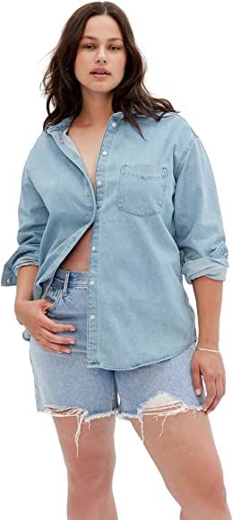 GAP Women's Big Shirt | Amazon (US)