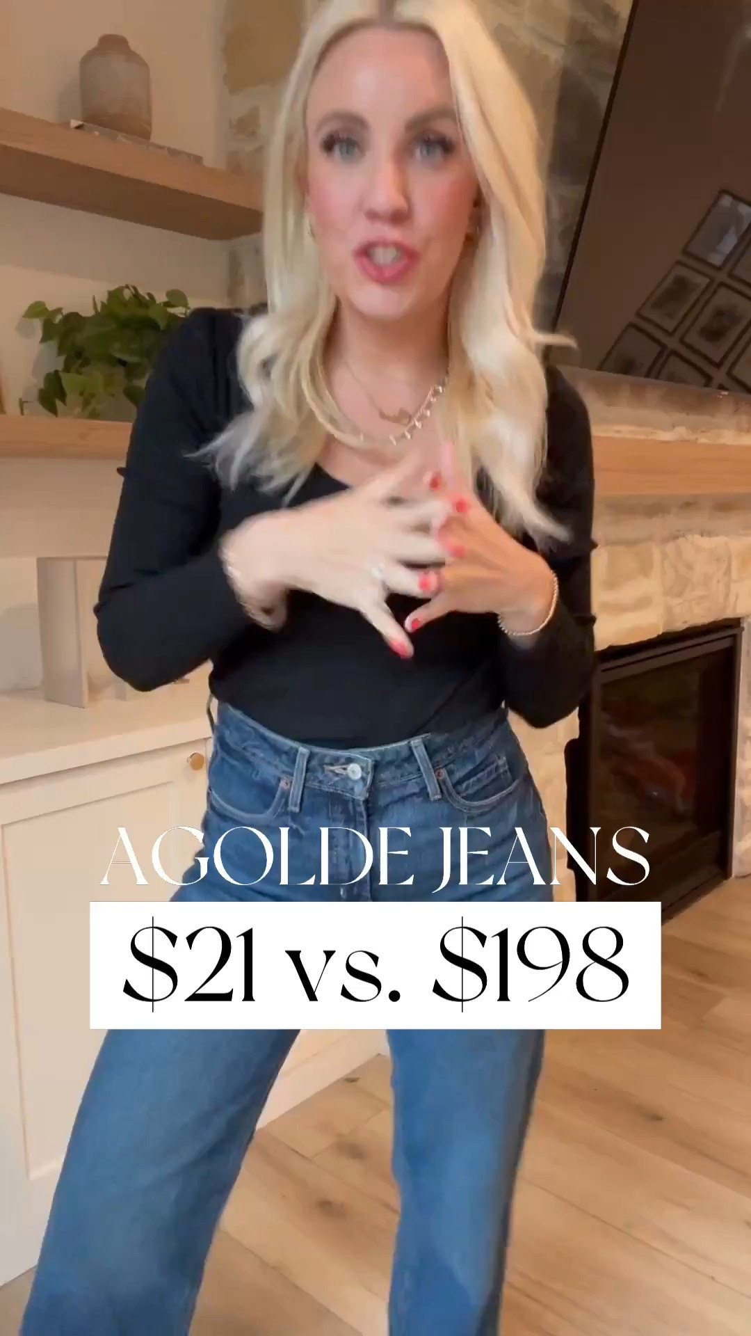 Comment JEANS and I’ll send you links! These jeans are my all time favorite and they look so similar to AGOLDE. I do a size 2 and I’m typically a size 4! $29 right now 

#LTKFindsUnder50 #LTKFindsUnder100 #LTKootd