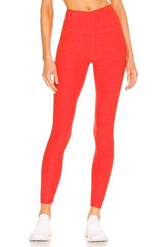 Beyond Yoga Spacedye At Your Leisure High Waisted Legging in Redflower Scarlet from Revolve.com | Revolve Clothing (Global)
