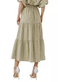 ENGLISH FACTORY Tiered Maxi Skirt | Belk