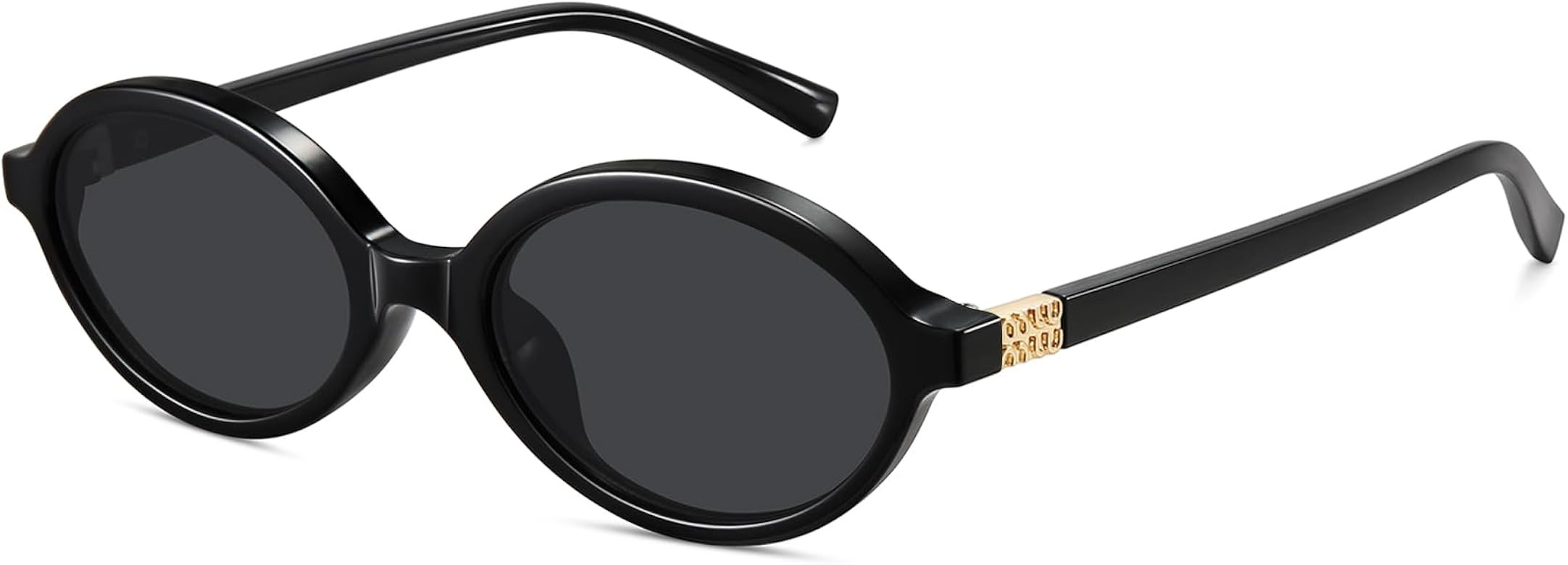 WOWSUN Retro Oval Sunglasses Womens Trendy Sun Glasses Sunnies UV400 Protection | Amazon (US)