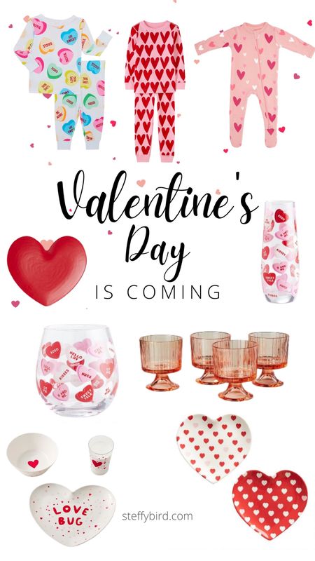 Valentines is one of my favorite holidays… To celebrate as a family, a couple or just yours gals! #galentine #valentines2023 #ltkvalentine #valentinepajamas 

#LTKhome #LTKSeasonal