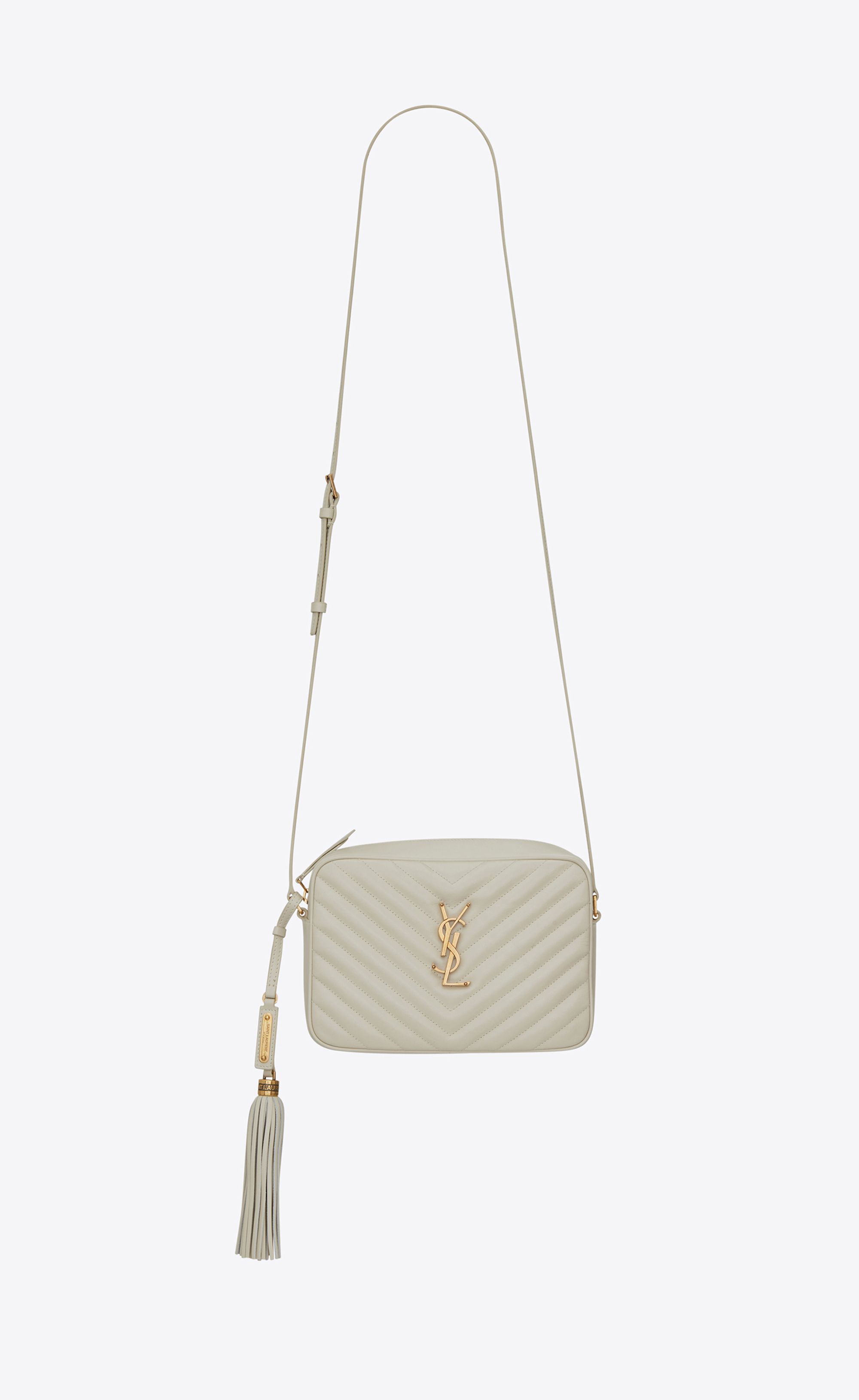 Monogram Lou Lou Camera Bag In Quilted Leather Blanc Vintage Onesize | Saint Laurent Inc. (Global)