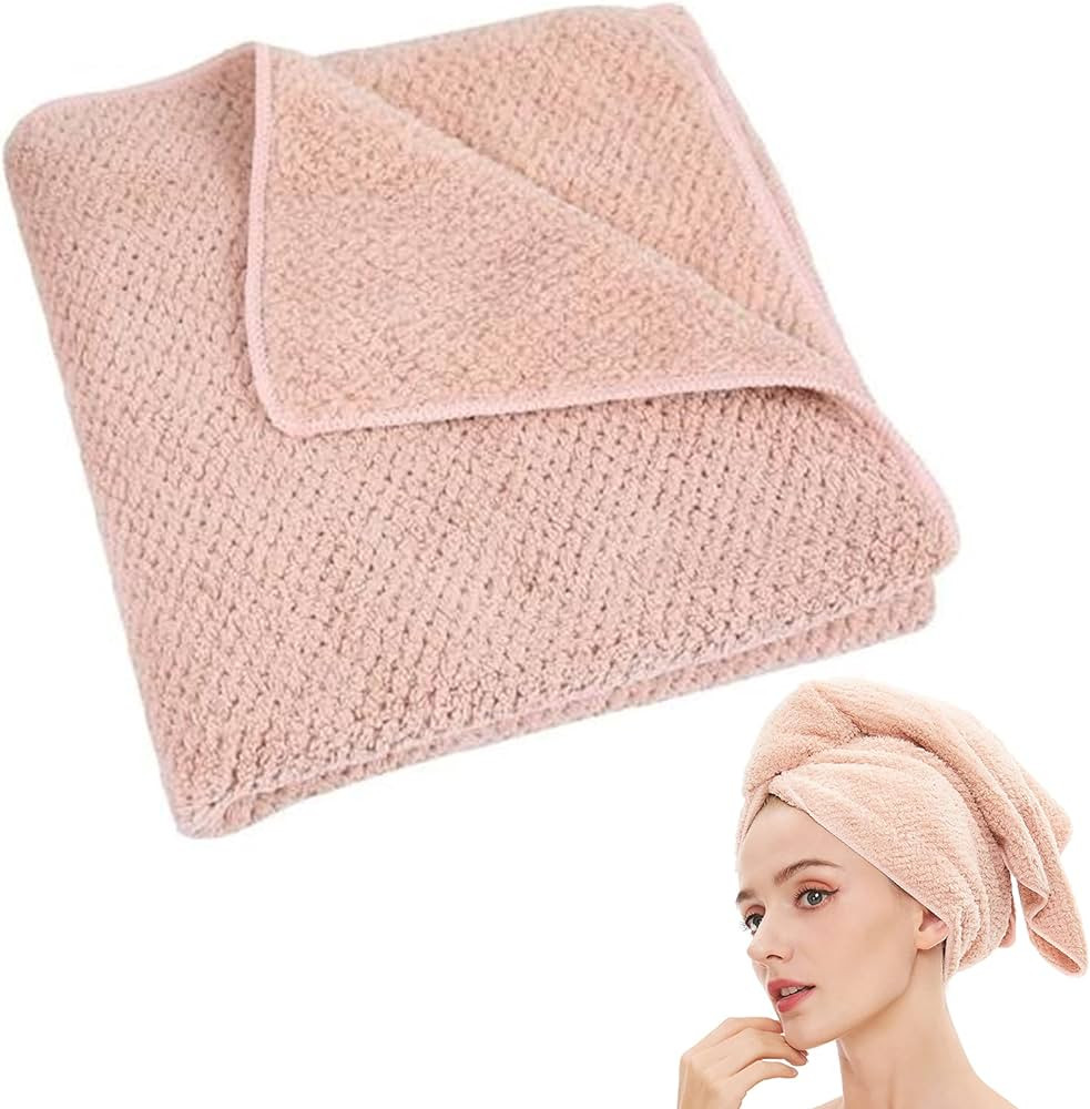 Microfiber Hair Towel Quick Dry Hair Towel Hair Drying Towels Suitable for All Kinds of Hair Ultr... | Amazon (US)