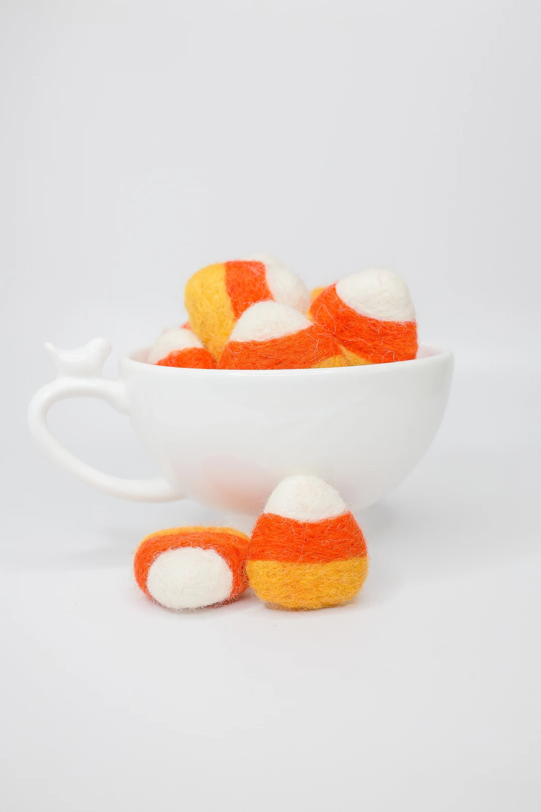 Mustard Felt Candy Corn candy Corn Garlands candy Corn Felt Balls halloween Garland orange Felt B... | Etsy (US)