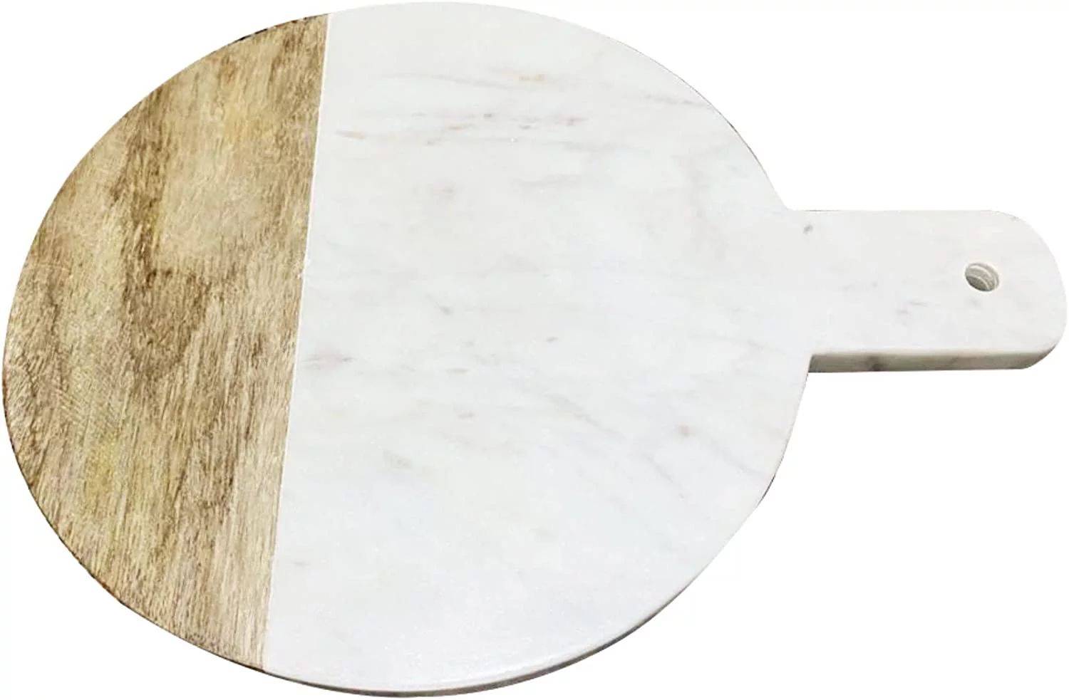Round Cutting Chopping Board Large Wood and Marble for Kitchen Décor Gifts | Walmart (US)
