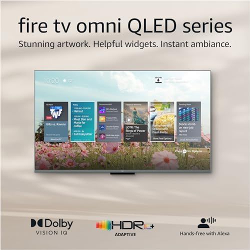 Amazon Fire TV 55" Omni QLED Series 4K UHD smart TV, Dolby Vision IQ, Fire TV Ambient Experience,... | Amazon (US)