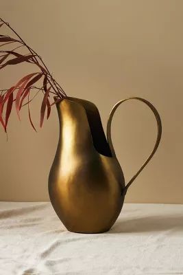 Bronzed Watering Pitcher Vase | Anthropologie (US)