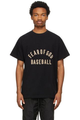 Black 'Baseball' T-Shirt | SSENSE