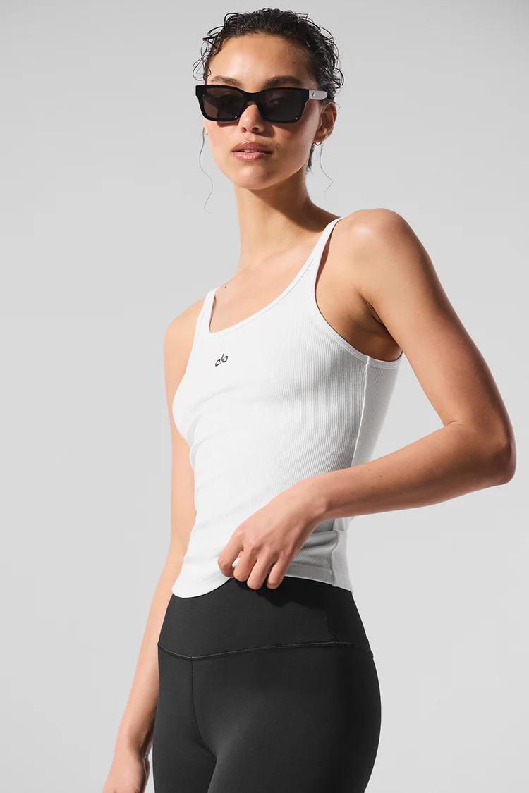 Ribbed Prosper Tank | Alo Yoga (US)