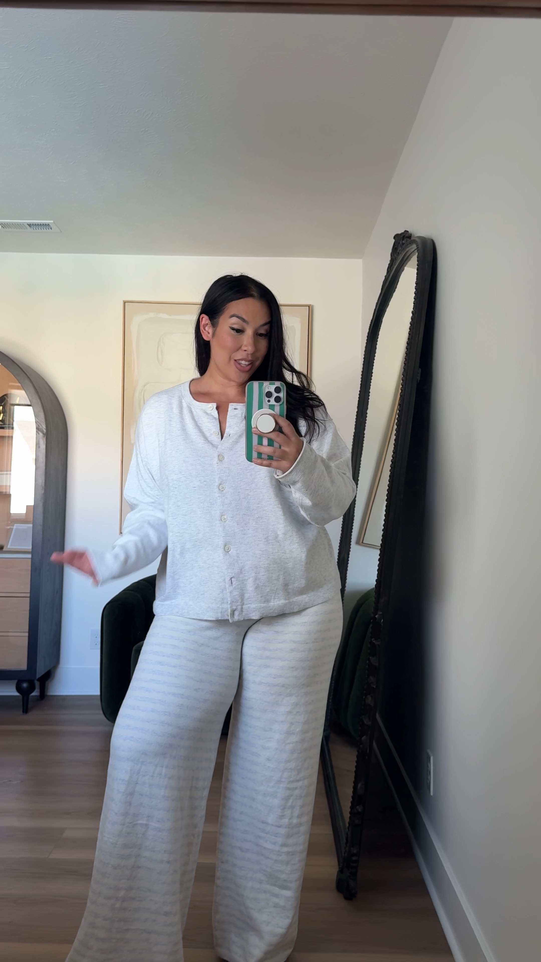 This cardigan is such a good basic! You can style it open or buttoned up and it'll go with anything in your closet for fall

Top: L
Pants: L Long

aerie, casual outfits, cozy outfits, fall outfits, mid size outfit ideas for fall, affordable outfits, fall staples, fall wardrobe basics, cardigan 

 #LTKootd #LTKMidsize