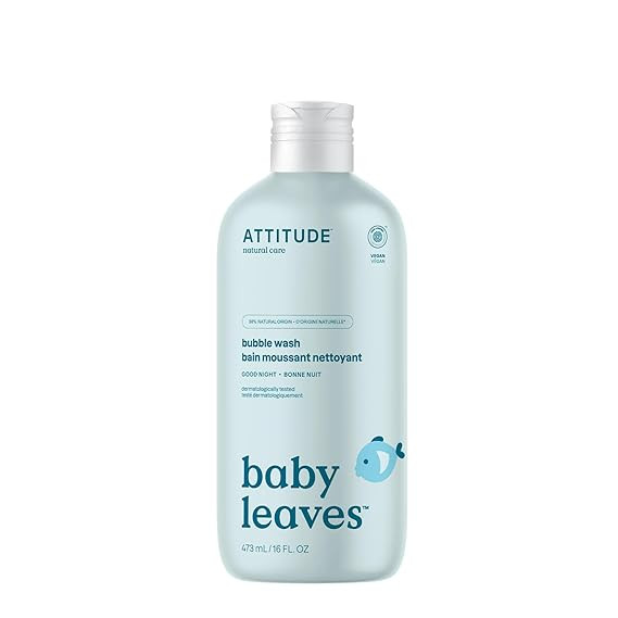 ATTITUDE Bubble Body Wash for Baby, EWG Verified, Dermatologically Tested, Plant and Mineral-Base... | Amazon (US)