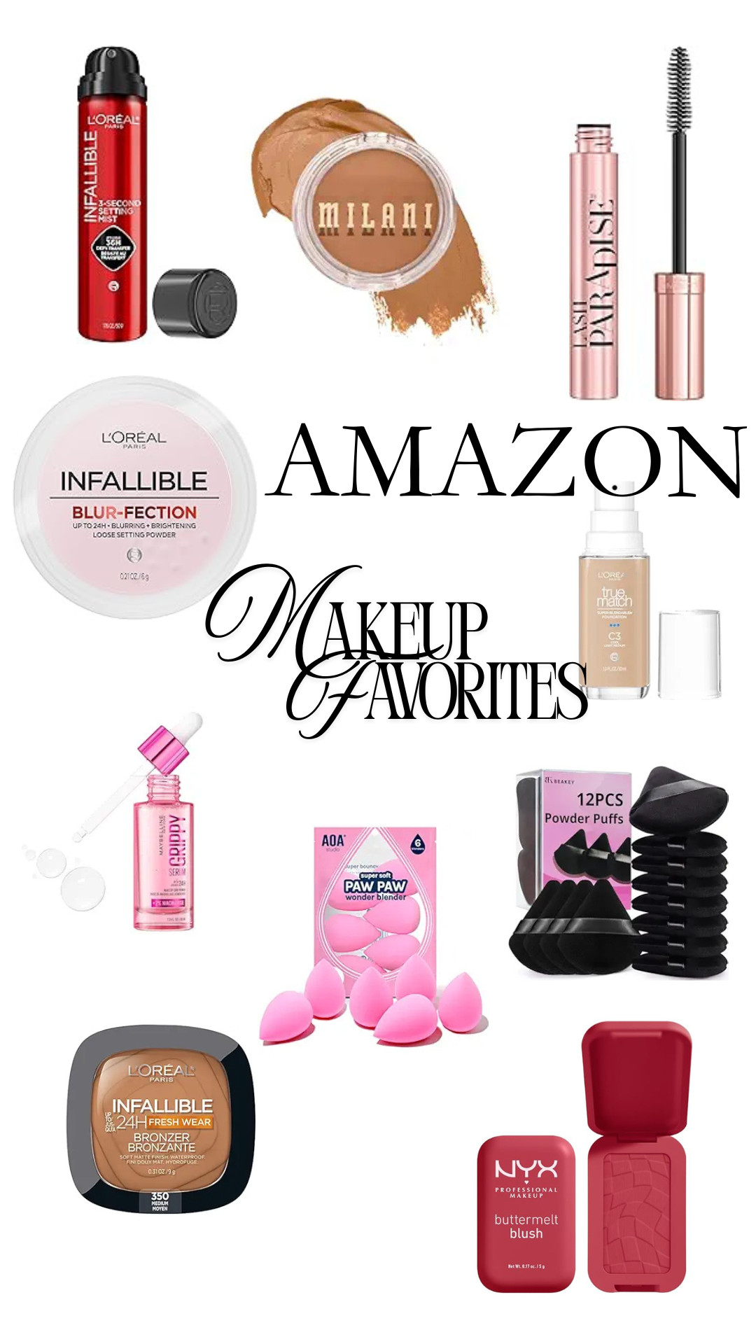  Amazon Makeup Must Haves

 

#LTKWedding #LTKFindsUnder50 #LTKBeauty
