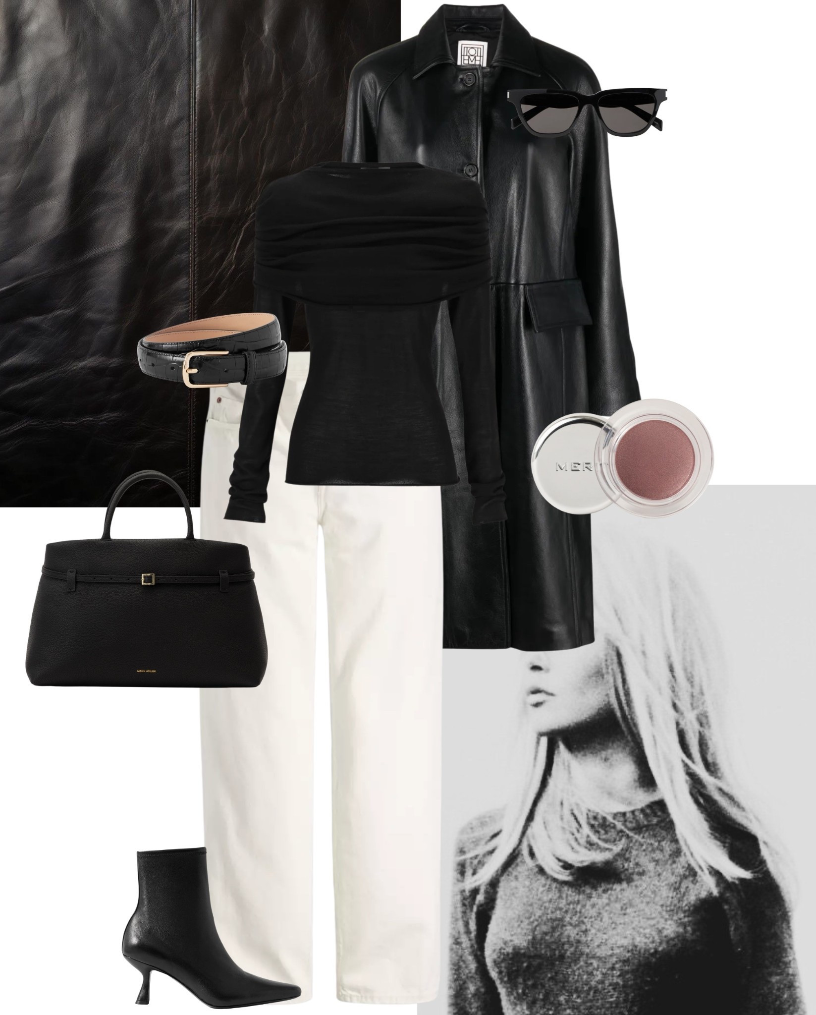 Toteme Outfit 

Winter | Leather | Coat | Jeans | Bag | Top | Makeup | Boots | Levi 



#LTKwinter #LTKdatenight #LTKuk