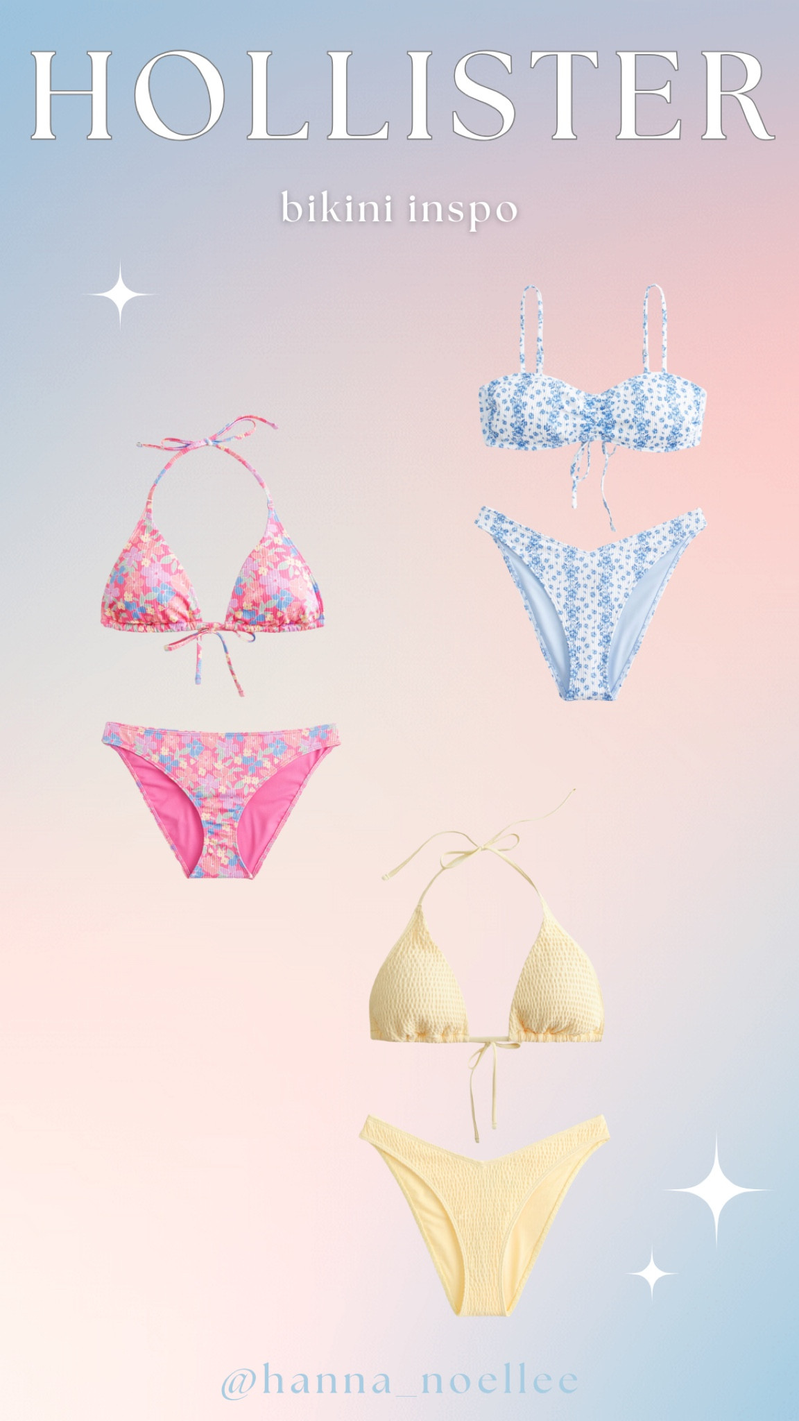 Hollister has some of my new favorite bikinis! <3

Hollister, bikini, coverage, blue floral bikini, pink colorful floral bikini, yellow smocked swim fabric, Bandeau / triangle bikini look, 

#LTKTravel #LTKFindsUnder50 #LTKSwim